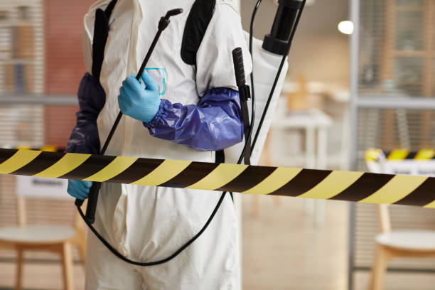 Professional Crime Scene Cleanup technician working in Saratoga Springs, NY